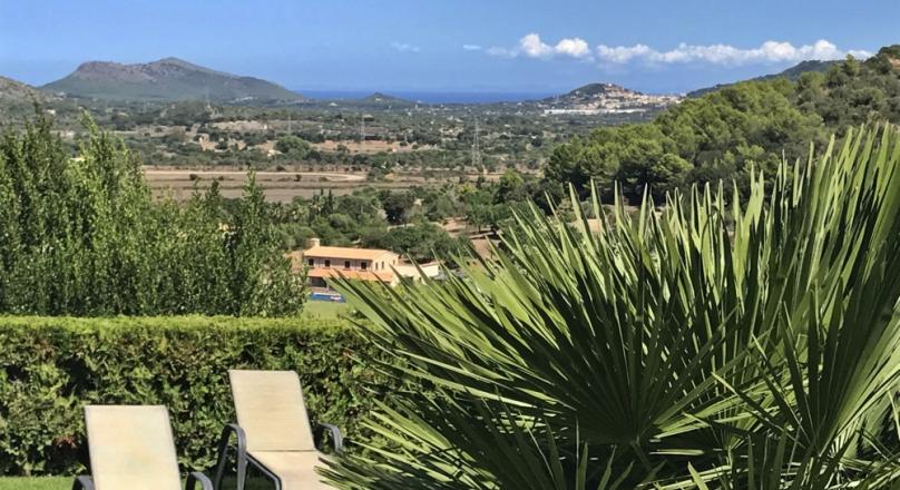 Arta. A finca. Like from a picture book. A lot of space. And with a view of the sea.