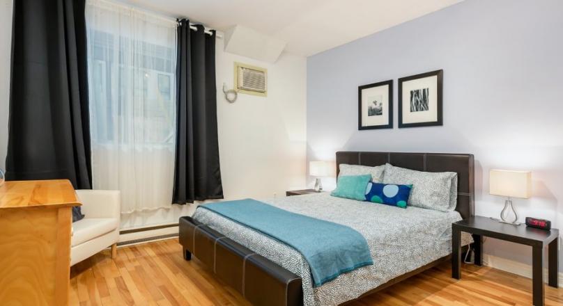 Entirely furnished and equipped apartment, large private terrace-available now!