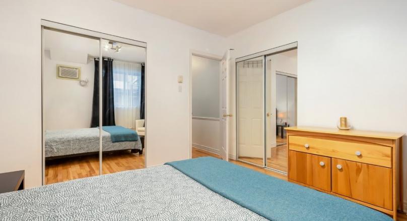 Entirely furnished and equipped apartment, large private terrace-available now!
