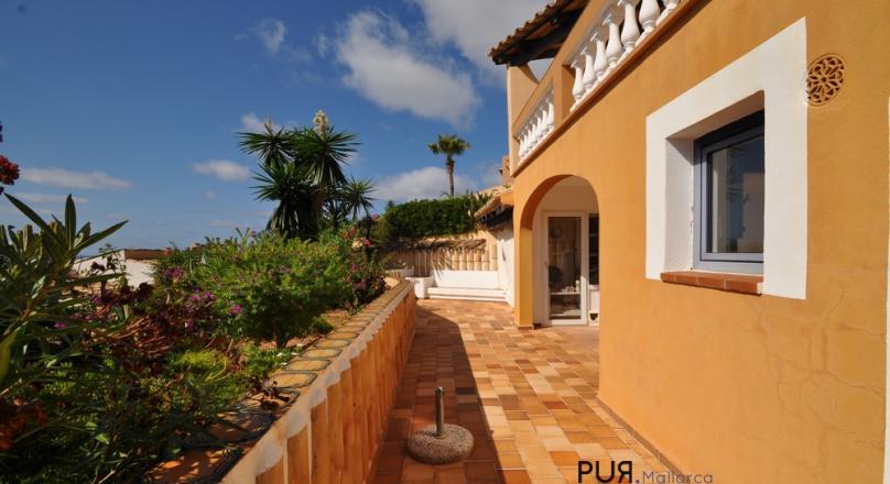 First sea line in Paguera - Cala Fornells