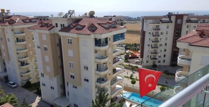 Apartment on beach sea in Turkey