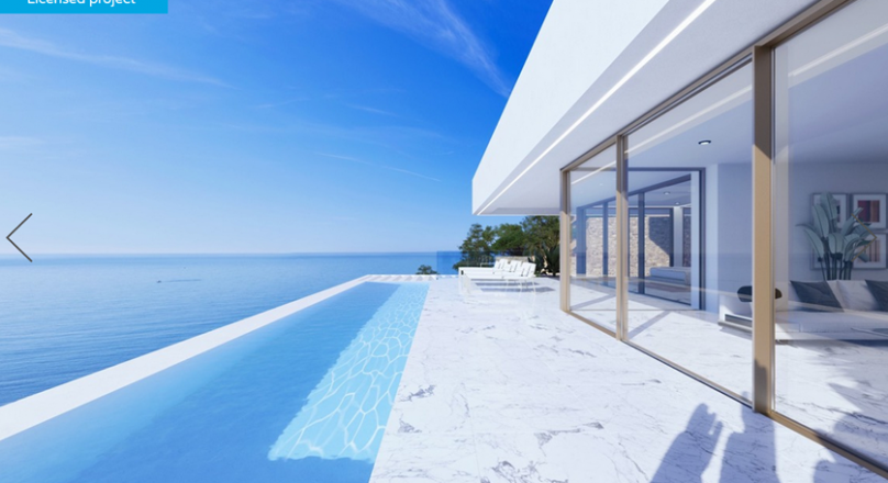 Newly built modern luxury penthouse - Altea with private pool and sea views