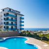 Apartments on beach sea in Turkey