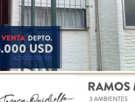 For sale 3 room apartment