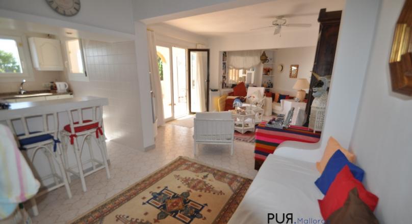 First sea line in Paguera - Cala Fornells