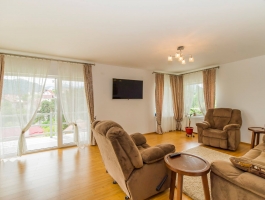 Villa architectural style, color and light in pampering, Central, Brasov