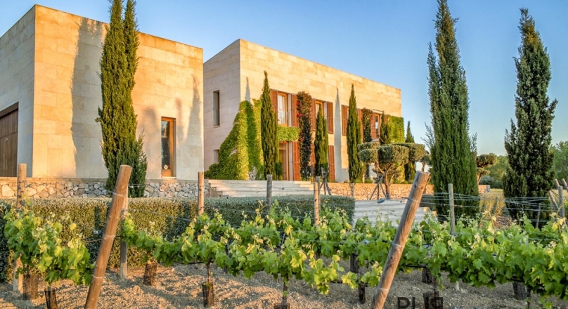 Sant Llorenc. Finca in a modern country style. Very stylish. With its own vineyard.