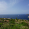 Building plot with project near the sea