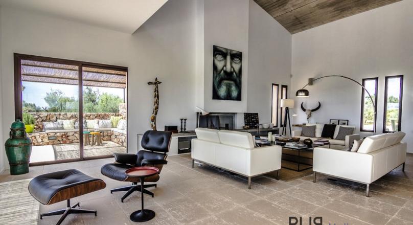 Actually a finca. But in truth a purist architect's villa in Rustico.