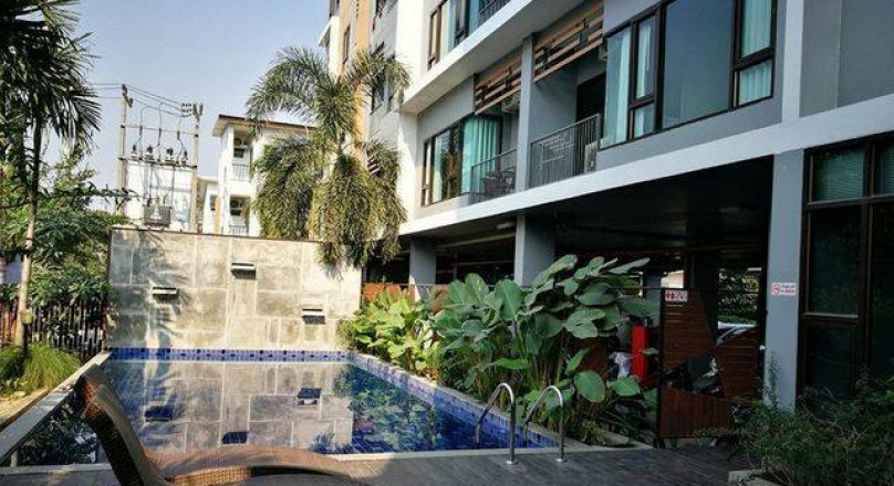 A 30.68 Sq M one bedroom apartment on 7 floor with doi suthap view at Tree Boutique Condo Changkan