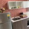 A 30 Sq M. One bedroom with slighting glass door separate living room on 5Floor at D Sign Condo.