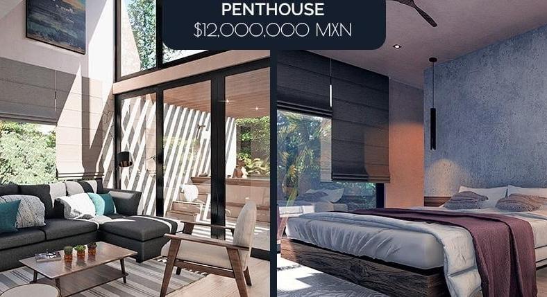 Three bedroom penthouse located in Tulum