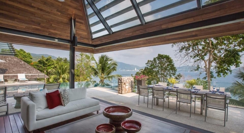 Phuket quality real estate is proud to present this pure direct oceanfront villa