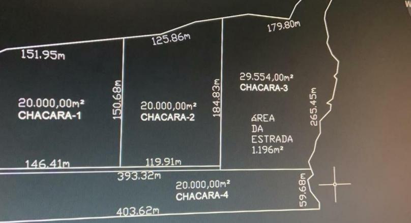sale of four plots of land near Pirenópolis