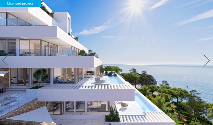 Newly built modern luxury penthouse - Altea with private pool and sea views