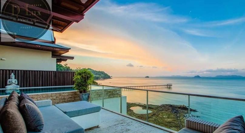 Phuket quality real estate offers a pure oceanfront villa in koh sireh Phuket Thailand