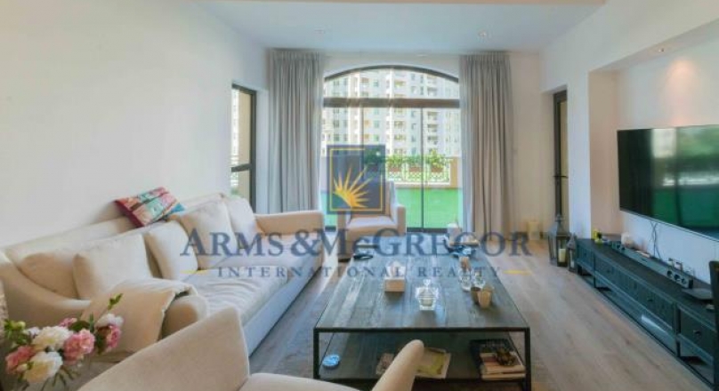 Upgraded, semi furnished, huge terrace 2 Bedroom Apartment for rent in Golden mile