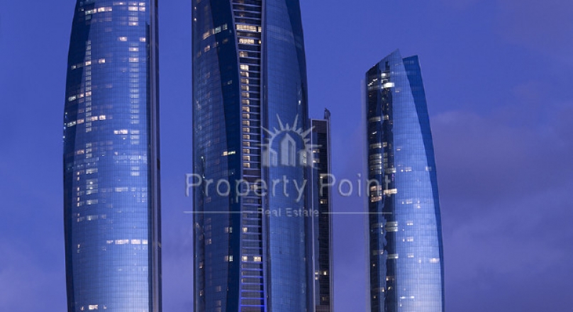 For lovers of fashion 3Bed Rooms+M In Etihad Towers,Sea View With Full Facilities