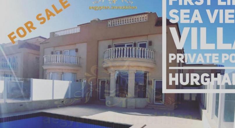 Last opportunity  sea view villa for sale in Hurghada