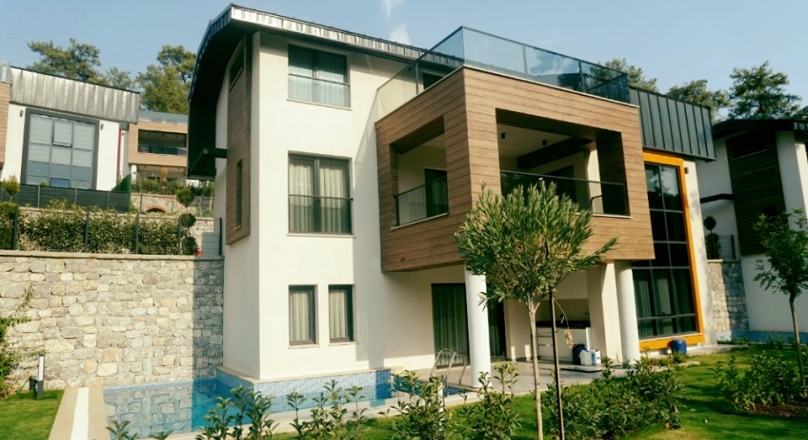 Modern villa with private pool near Marmaris center in the middle of nature