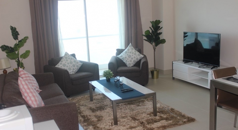 18th floor 2 bedroom exclusive tower fully furnished
