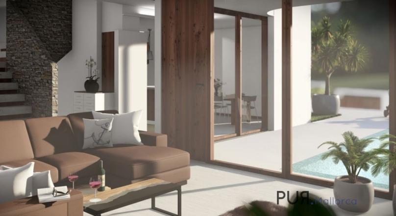 Villas with a pool. New building. In the Northeast. State-of-the-art building technology. Very good quality.