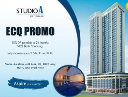 STUDIO A KATIPUNAN is -Ready For Occupancy