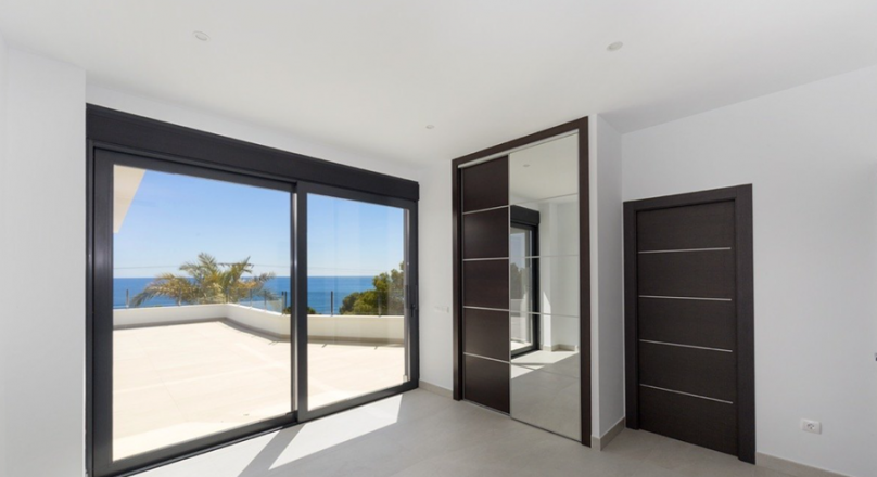 Modern new build villa for sale in Calpe with sea views Les Bassetes