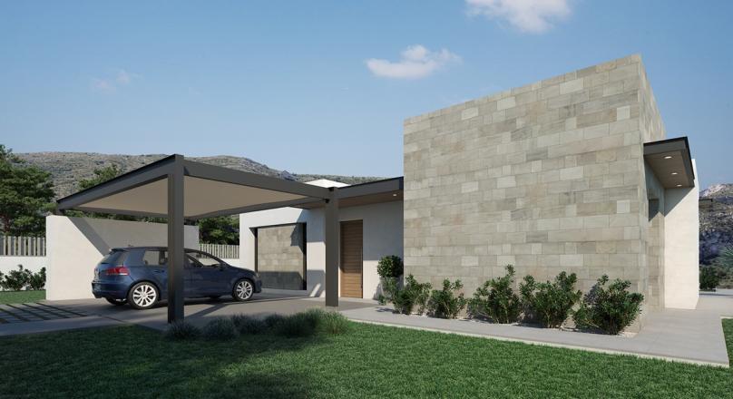 In construction. Modern villa for sale in Monte Solana Pedreguer, Costa Blanca