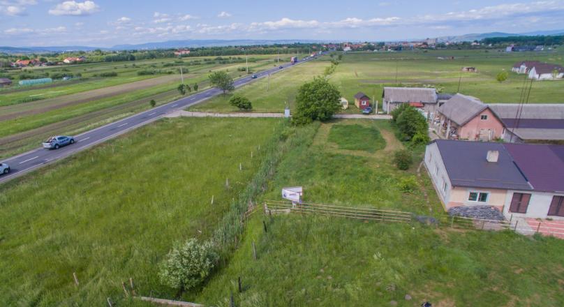 FILMING drone !!! Field Farm, Hala Residential construction on land 20.000mp, Prejmer, Brasov