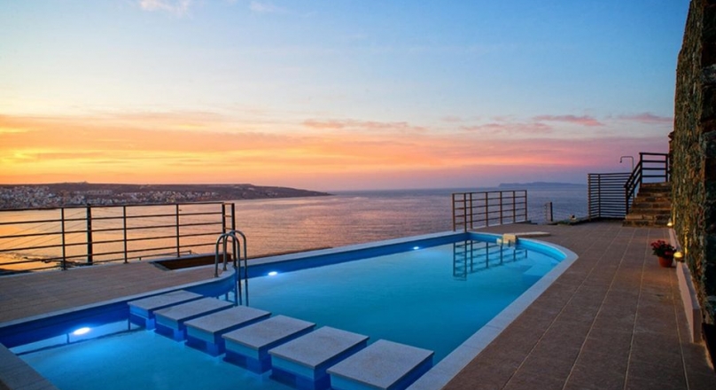 Greece: Villa 5 bedrooms pool sea view