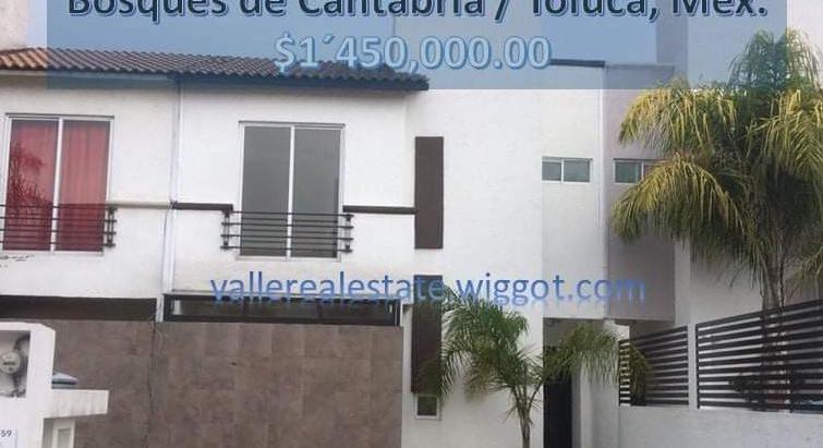 3 bedroom house for sale in Fracc. Forests of Cantabria, Toluca, Mexico