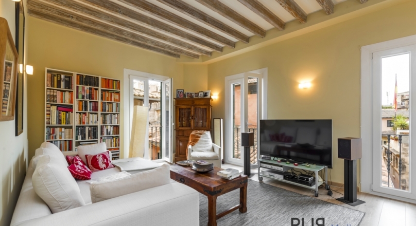 Palma. Old Town. In the middle. And not just there. Large apartment. Completely renovated.