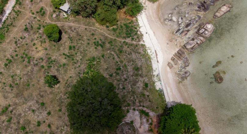Beachfront land for sale