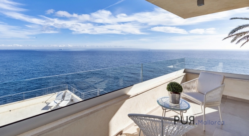 Apartment with 180 degrees sea view. 1st sea line. With sea access.