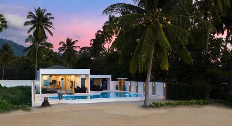 Beachfront villa for sale