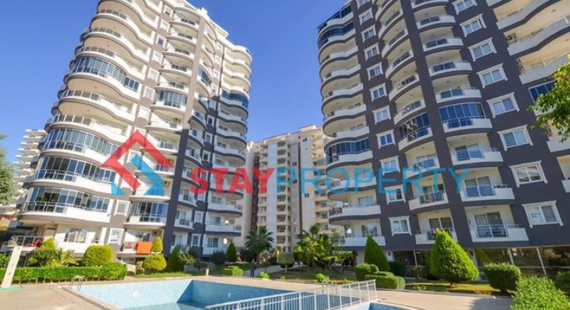 Fully Furnished Sea View Apartment for Sale in Mahmutlar, Alanya
