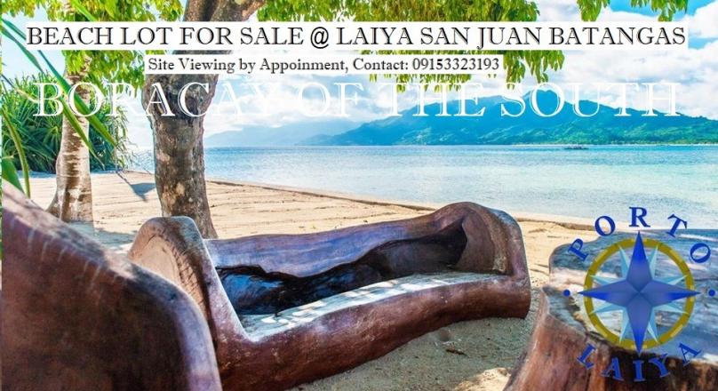 BEACH LOT FOR SALE @ LAIYA, SAN JUAN, BATANGAS, PHILIPINES $74.236