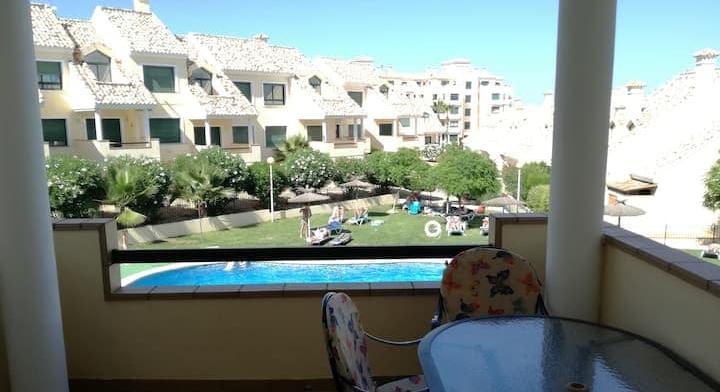 Townhouse on golf fields in Campoamor for winter rent
