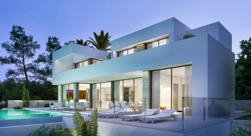 New construction villa for sale in Moraira with sea views, Fanadix, Costa Blanca